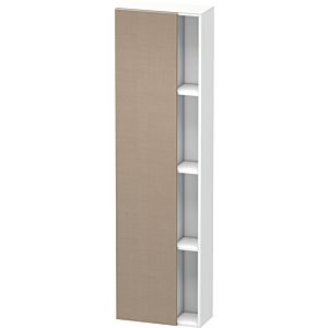 Duravit DuraStyle DS1248L7518 50x24x180cm, porte à gauche, lin / blanc mat