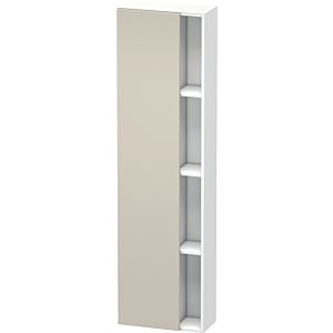 Duravit DuraStyle cabinet DS1248L9118 50x24x180cm, door on the left, taupe / matt white