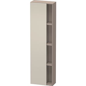 Duravit DuraStyle DS1248L9143 50x24x180cm, porte à gauche, taupe / basalte mat