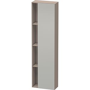 Duravit DuraStyle cabinet DS1248R0743 50x24x180cm, door on the right, concrete gray / basalt matt