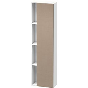 Duravit DuraStyle cabinet DS1248R7518 50x24x180cm, door on the right, linen / matt white