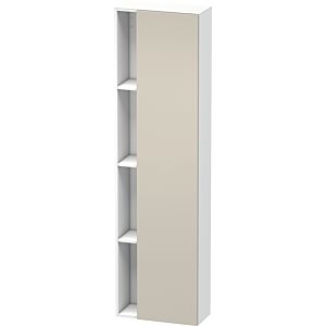 Duravit DuraStyle Hochschrank DS1248R9118 50x24x180cm, Tür rechts, taupe/weiß matt