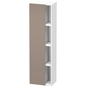 Duravit DuraStyle cabinet DS1249L4318 50x36x180cm, door on the left, basalt matt / white matt