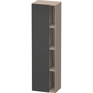 Duravit DuraStyle cabinet DS1249L4943 50x36x180cm, door on the left, matt graphite / matt basalt