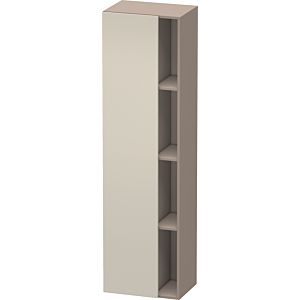 Duravit DuraStyle DS1249L9143 50x36x180cm, porte à gauche, taupe / basalte mat