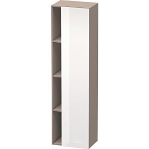 Duravit DuraStyle cabinet DS1249R2243 50x36x180cm, door on the right, white high gloss / basalt matt