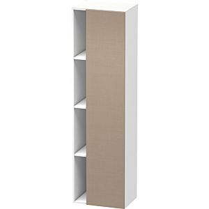 Duravit DuraStyle DS1249R7518 50x36x180cm, porte à droite, lin / blanc mat