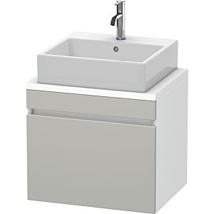 Duravit DuraStyle vasque DS530000718 60 x 47,8 cm, gris béton / blanc mat, pour console, coulissant 2000
