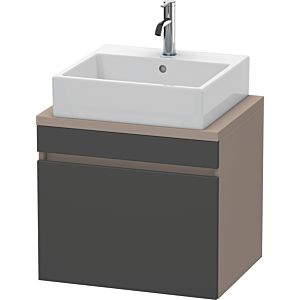 Duravit DuraStyle vanity unit DS530004943 60 x 47.8 cm, matt graphite / matt basalt, for console, 2000 pull-out
