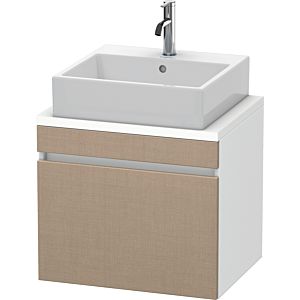 Duravit DuraStyle vasque DS530007518 60 x 47,8 cm, lin / blanc mat, pour console, coulissant 2000
