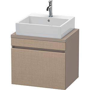 Duravit DuraStyle vanity unit DS530007543 60 x 47.8 cm, linen / matt basalt, for console, 2000 pull-out