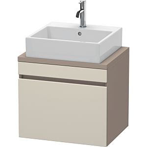 Duravit DuraStyle vanity unit DS530009143 60 x 47.8 cm, taupe / basalt matt, for console, 2000 pull-out