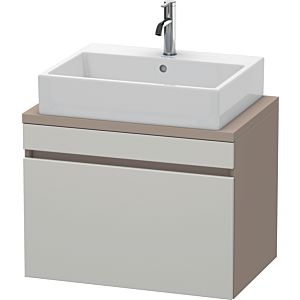 Duravit DuraStyle Waschtisch-Unterschrank DS530100743 70 x 47,8 cm, betongrau/basalt matt, für Konsole, 1 Auszug
