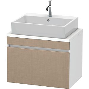 Duravit DuraStyle vanity unit DS530107518 70 x 47.8 cm, linen / matt white, for console, 2000 pull-out