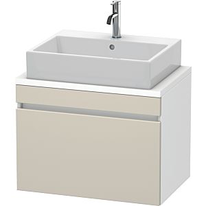 Duravit DuraStyle vanity unit DS530109118 70 x 47.8 cm, taupe / matt white, for console, 2000 pull-out