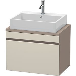 Duravit DuraStyle vanity unit DS530109143 70 x 47.8 cm, taupe / basalt matt, for console, 2000 pull-out