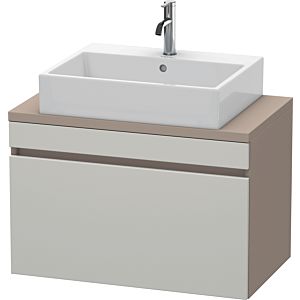 Duravit DuraStyle Waschtisch-Unterschrank DS530200743 80 x 47,8 cm, betongrau/basalt matt, für Konsole, 1 Auszug