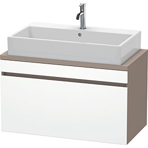 Duravit DuraStyle vasque DS530301843 90 x 47,8 cm, blanc mat / basalte mat, pour console, coulissant 2000