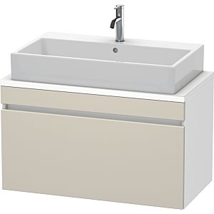 Duravit DuraStyle vanity unit DS530309118 90 x 47.8 cm, taupe / matt white, for console, 2000 pull-out
