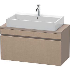 Duravit DuraStyle vanity unit DS530407543 100 x 47.8 cm, linen / basalt matt, for console, 2000 pull-out