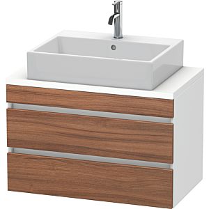 Duravit DuraStyle vasque DS530707918 80 x 47,8 cm, blanc naturel / match2 mat, pour console, 2 tiroirs