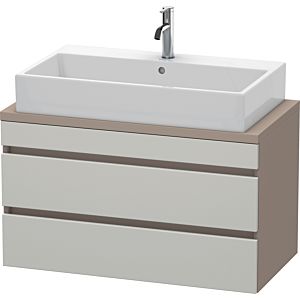 Duravit DuraStyle Waschtisch-Unterschrank DS530800743 90 x 47,8 cm, betongrau/basalt matt, für Konsole, 2 Schubkästen