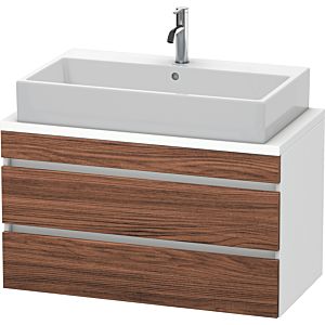 Duravit DuraStyle vasque DS530802118 90 x 47,8 cm, blanc foncé / match2 mat, pour console, 2 tiroirs