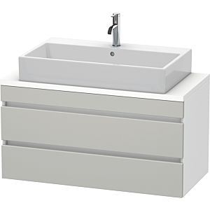 Duravit DuraStyle vanity unit DS530900718 100 x 47.8 cm, concrete gray / matt white, for console, 2 drawers