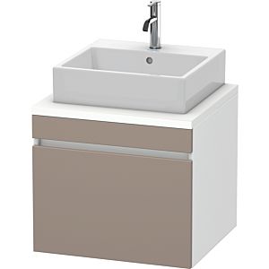 Duravit DuraStyle vanity unit DS531004318 60 x 54.8 cm, basalt matt / white matt, for console, 2000 pull-out