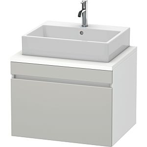 Duravit DuraStyle vanity unit DS531100718 70 x 54.8 cm, concrete gray / matt white, for console, 2000 pull-out