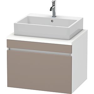 Duravit DuraStyle vanity unit DS531104318 70 x 54.8 cm, basalt matt / white matt, for console, 2000 pull-out