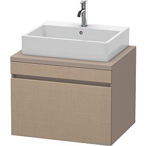 Duravit DuraStyle vanity unit DS531107543 70 x 54.8 cm, linen / matt basalt, for console, 2000 pull-out