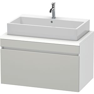 Duravit DuraStyle vanity unit DS531300718 90 x 54.8 cm, concrete gray / matt white, for console, 2000 pull-out