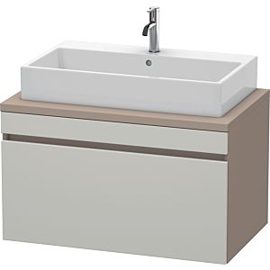 Duravit DuraStyle vasque DS531300743 90 x 54,8 cm, gris béton / basalte mat, pour console, coulissant 2000