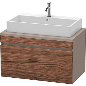 Duravit DuraStyle vanity unit DS531302143 90 x 54.8 cm, dark walnut / basalt matt, for console, 2000 pull-out