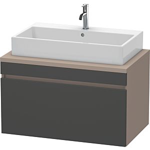 Duravit DuraStyle vasque match0 DS531304943 90 x 54,8 cm, graphite mat / basalte mat, pour console, coulissant 2000