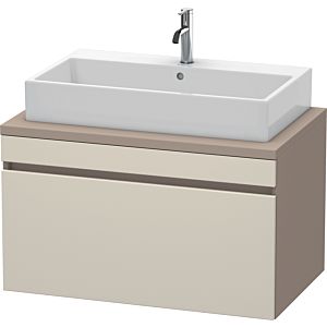 Duravit DuraStyle vanity unit DS531309143 90 x 54.8 cm, taupe / basalt matt, for console, 2000 pull-out