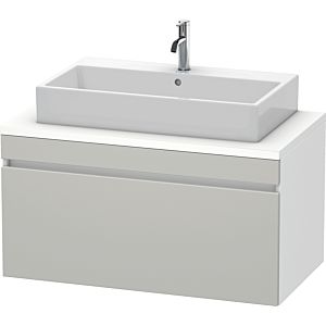 Duravit DuraStyle vanity unit DS531400718 100 x 54.8 cm, concrete gray / matt white, for console, 2000 pull-out