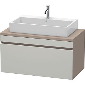 Duravit DuraStyle vanity unit DS531400743 100 x 54.8 cm, concrete gray / basalt matt, for console, 2000 pull-out