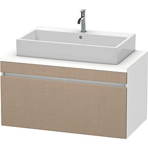 Duravit DuraStyle vanity unit DS531407518 100 x 54.8 cm, linen / matt white, for console, 2000 pull-out
