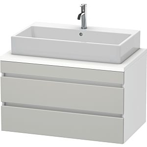 Duravit DuraStyle vanity unit DS531800718 90 x 54.8 cm, concrete gray / matt white, for console, 2 drawers