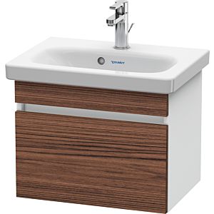 Duravit DuraStyle vanity unit DS630302118 50 x 36.8 cm, dark walnut / matt white, 2000 pull-out