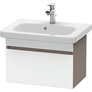 Duravit DuraStyle Waschtisch-Unterschrank DS637901843 58 x 36,8 cm, weiß matt/basalt matt, 1 Auszug