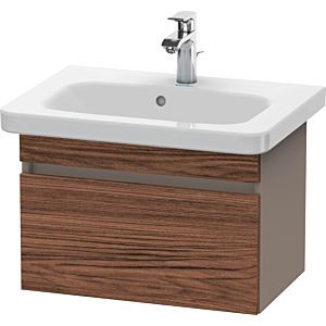 Duravit DuraStyle Waschtisch-Unterschrank DS637902143 58 x 36,8 cm, nussbaum dunkel/basalt matt, 1 Auszug