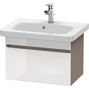 Duravit DuraStyle vasque DS637902243 58 x 36,8 cm, blanc brillant / basalte mat, 2000 coulissant