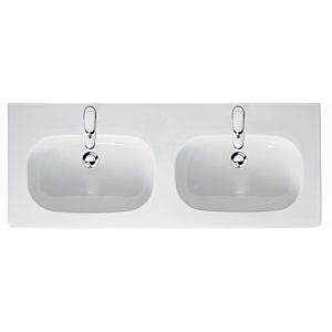 Duravit D-Code Möbelwaschtisch 03481200002 mit Überlauf, weiss, 120 x 48 cm