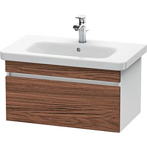 Duravit DuraStyle Waschtisch-Unterschrank DS638102118 73 x 44,8 cm, nussbaum dunkel/weiß matt, 1 Auszug, wandhängend