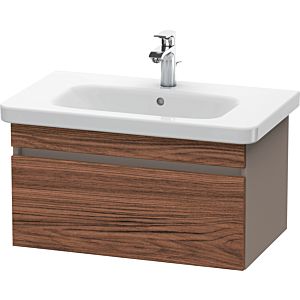 Duravit DuraStyle Waschtisch-Unterschrank DS638102143 73 x 44,8 cm, nussbaum dunkel/basalt matt, 1 Auszug, wandhängend