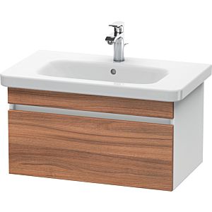 Duravit DuraStyle Waschtisch-Unterschrank DS638107918 73 x 44,8 cm, nussbaum natur/weiß matt, 1 Auszug, wandhängend