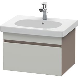 Duravit DuraStyle vanity unit DS638300743 60 x 45.3 cm, concrete gray / basalt matt, 2000 pull-out, wall-hung